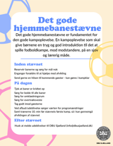 Det gode hjemmebanestaevne Det gode hjemmebanestaevne